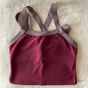 Beyond Yoga bra rich purple size XS